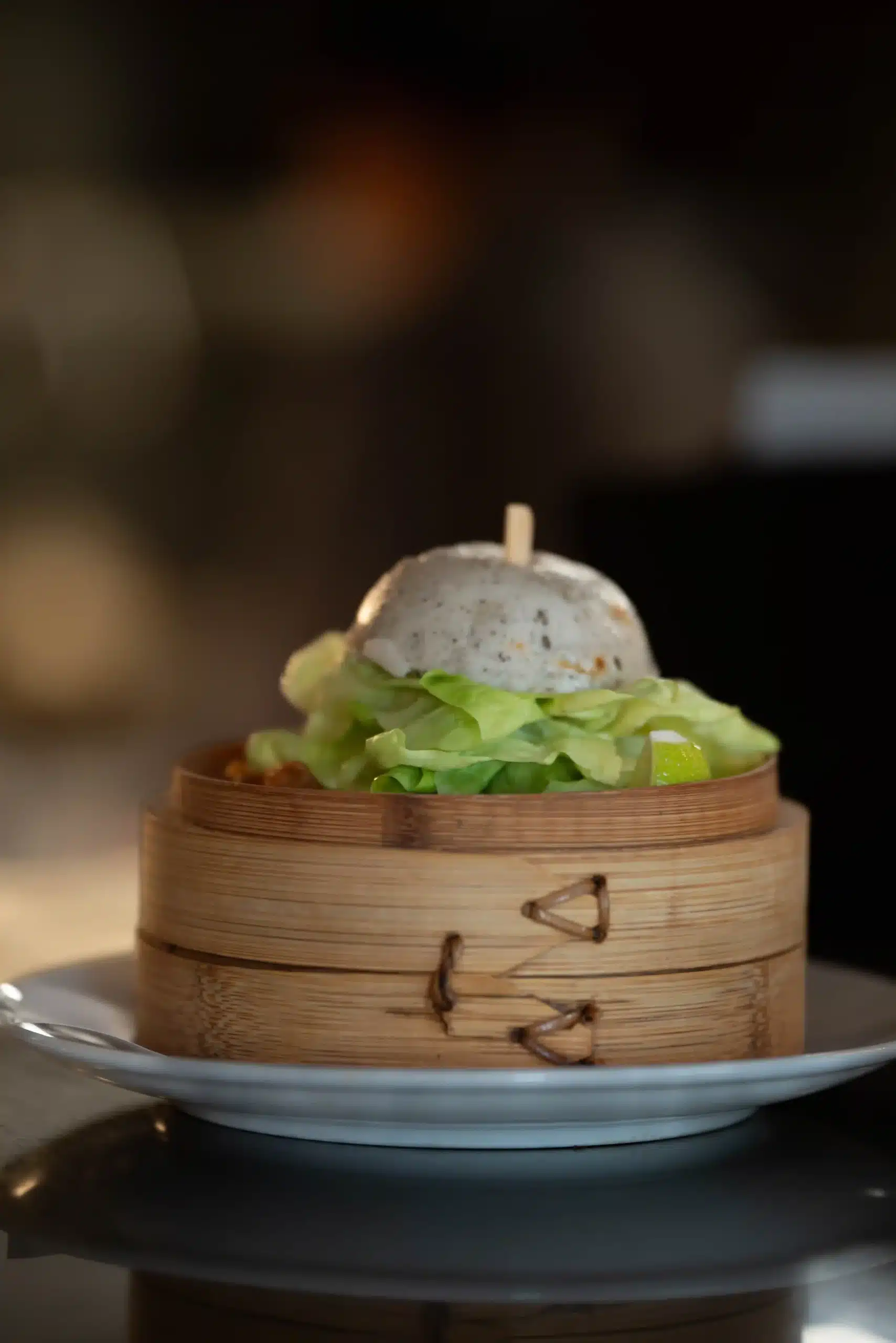 Plato de comida bao